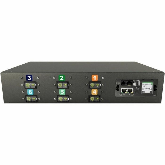 Vertiv VP4N62A1 Monitored Horizontal rPDU, 60A, 208V DELTA, 17.2kW