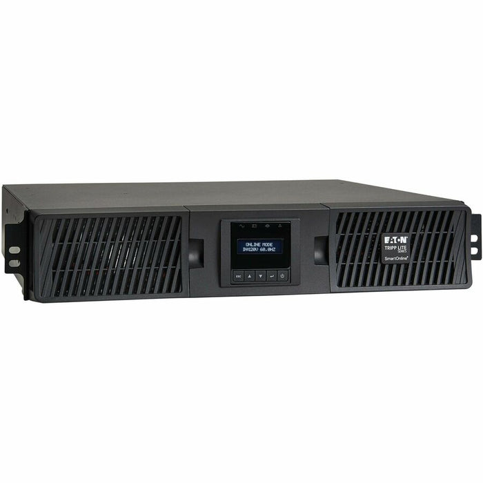 Eaton Tripp Lite Series SmartOnline 1500VA 1350W 120V Double-Conversion Sine Wave UPS - 8 Outlets, Extended Run, Network Card Option, LCD, USB, DB9, 2U Rack/Tower, TAA Eaton Corporation