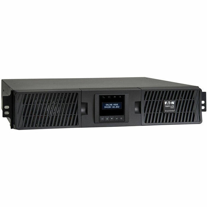 Eaton Tripp Lite Series SmartOnline 2000VA 1800W 120V Double-Conversion Sine Wave UPS - 7 Outlets, Extended Run, Network Card Option, LCD, USB, DB9, 2U Rack/Tower, TAA Eaton Corporation
