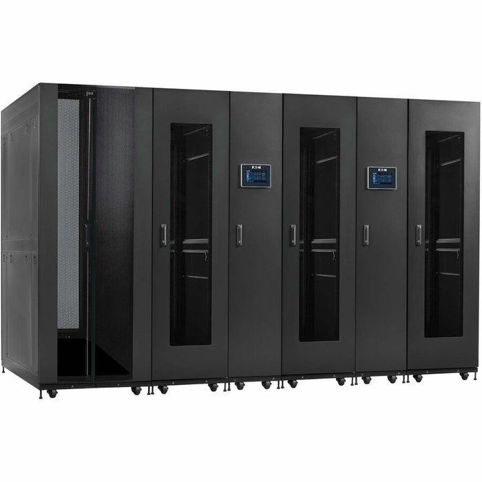 Eaton SmartRack Pre-Configured, Self-Cooling Modular Data Center - 3x 44U Racks, 2x 25 kW AC Units, Service Enclosure Eaton Corporation