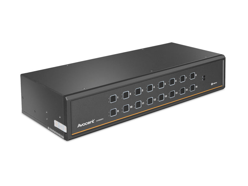Vertiv Avocent SwitchView SV2160DPH | 16-Port Desktop KVM | Single Head | Universal Connector | TAA Compliant