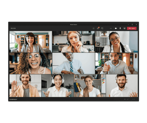 Clevertouch 65" UX PRO Gen 2 - 4K UHD Interactive Display with Clevershare & Wall Mount - Flexible BYOM/BYOD Meeting Solution Clevertouch
