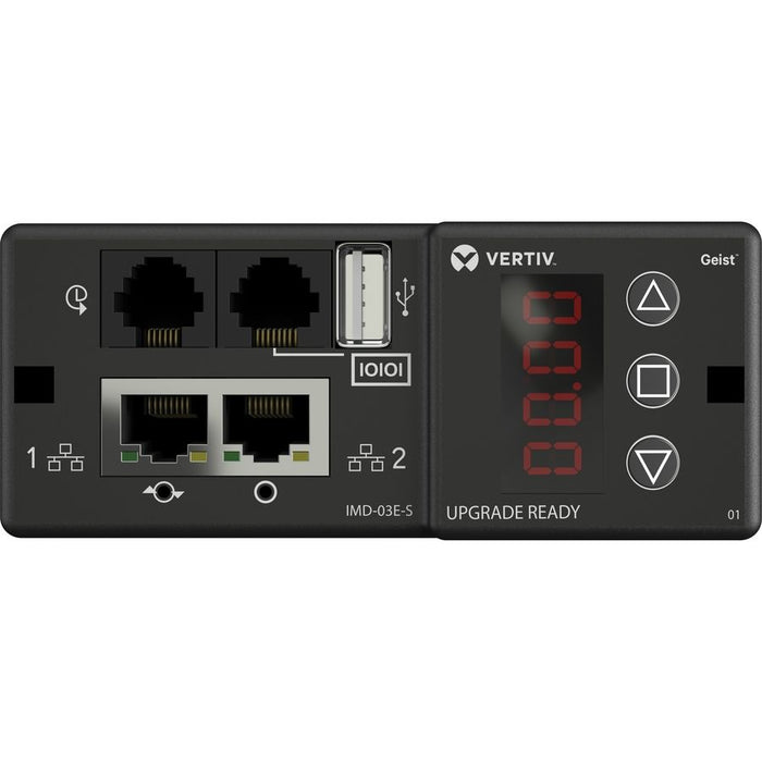 Vertiv Geist Rack PDU VP46301 – 30x C13/C19 Hybrid Outlets | 60A | 208V Delta | 0U Vertical Mount