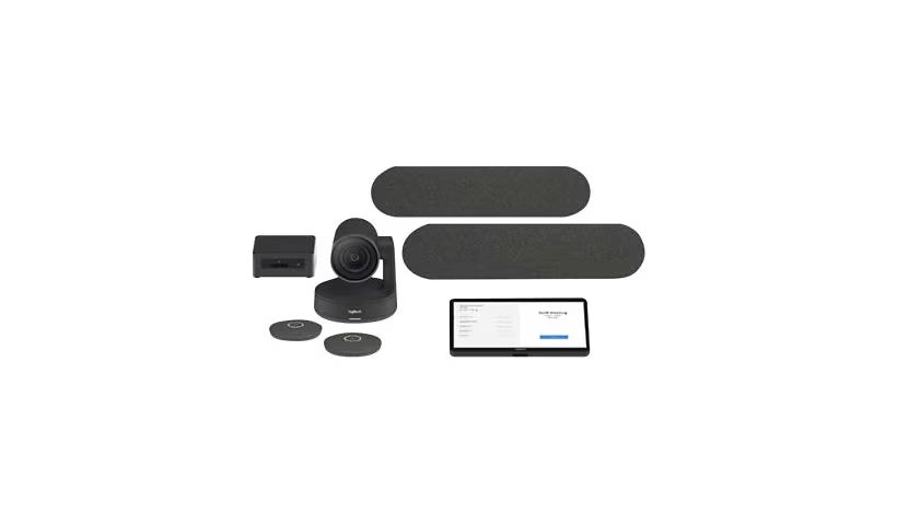 LOGITECH MEDIUM ROOM WITH TAP + RALLY + INTEL NUC FOR MICROSOFT TEAMS ROOMS LOGITECH