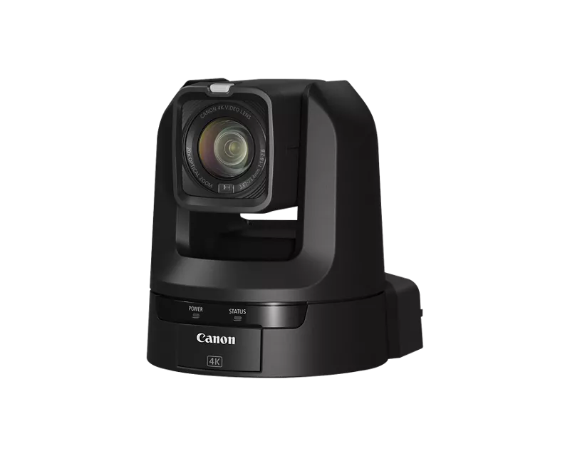 Canon Indoor PTZ, 4K UHD, 1/2.3" Sensor, 20x Zoom, HDMI, IP, USB, POE+ - CR-N100 (Black)