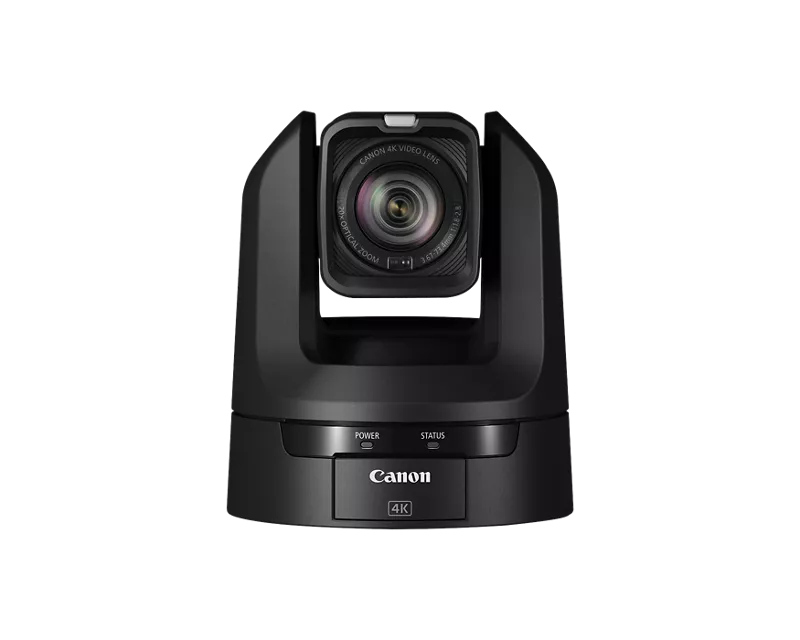 Canon Indoor PTZ, 4K UHD, 1/2.3" Sensor, 20x Zoom, HDMI, IP, USB, POE+ - CR-N100 (Black)