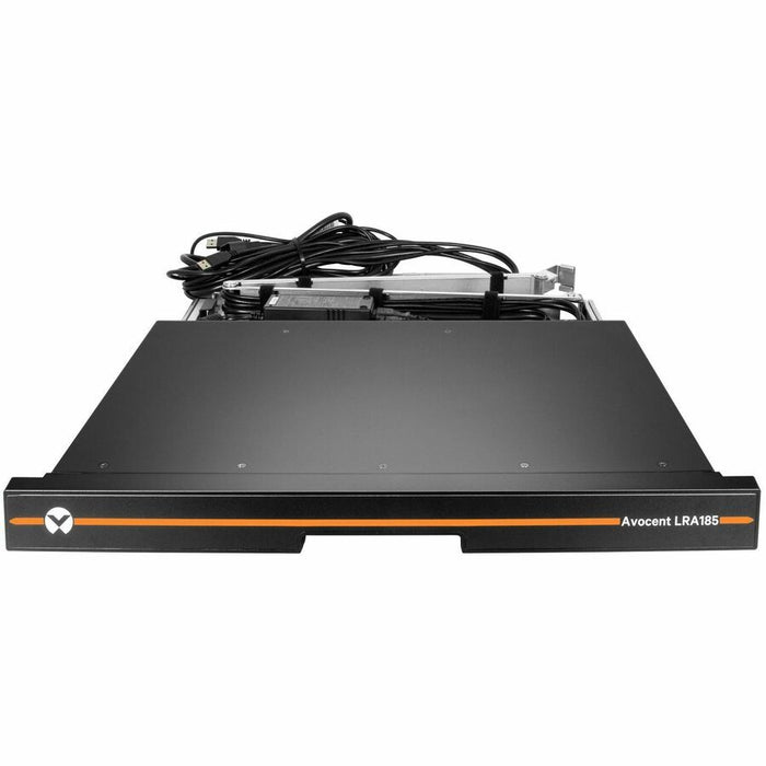 Vertiv Avocent LRA185KMM-G01 18.5" TAA 1U Rackmount KVM Console – 8-Port LCD