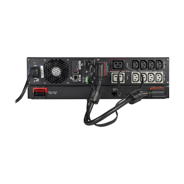 Eaton 9PX3000GRT-L 3000VA 2700W Lithium-Ion UPS, 2U Rack/Tower, L6-20P Input, (8) C13 & (2) C19 Outputs, 200–240V