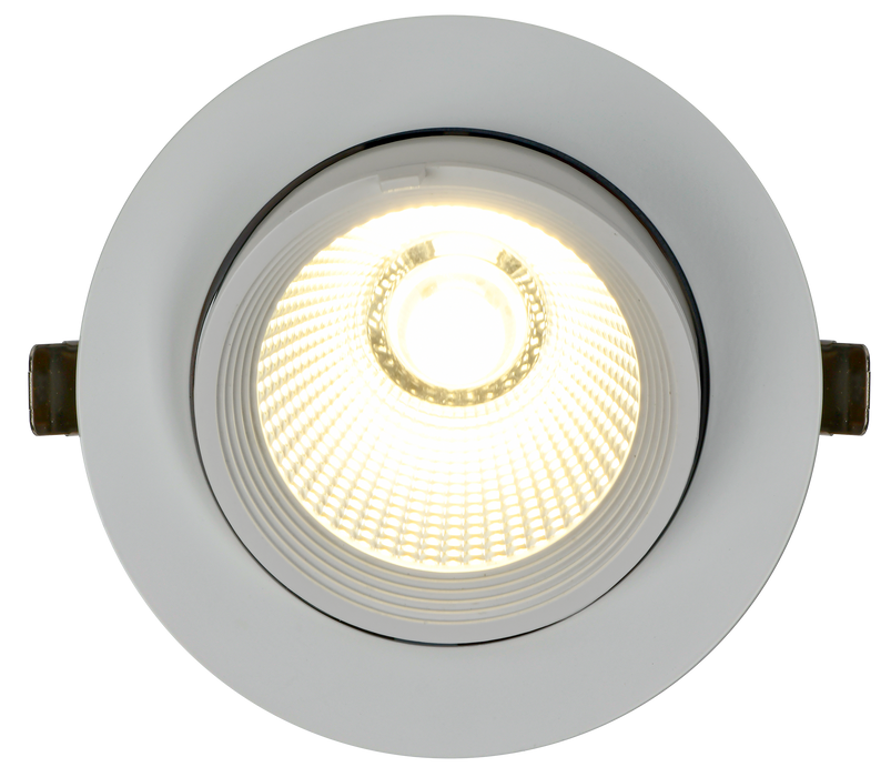 LIGHTING PRO Downlights  ДВО 1822 35Вт 4000К IP20 круг белый IEK