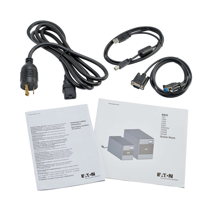 Eaton 9SX 3000VA 2700W 208V Online Double-Conversion UPS – 2 NEMA 6-20R, 1 L6-30R, 2 L6-20R Outlets, Network Card Option, Tower, Extended Run