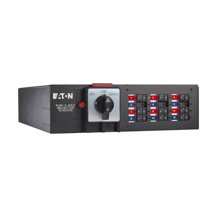 Eaton BPM125DR Bypass Power Module, 3U, HW Input, (6) 5-20R, (3) L14-30R, Rack/Wall Mount