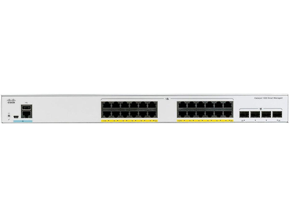 Cisco Catalyst 1000-24P-4G-L | 24-Port Managed Rack-Mountable Switch Cisco Systems