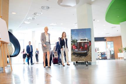 Peerless SmartMount® Portable Video Wall Cart 1x3 Configuration for 46" to 60" Displays PEERLESS