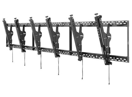 Peerless SmartMount® Digital Menu Board Mount with Height and Depth Adjustment- Portrait For 42" to 65" Displays PEERLESS