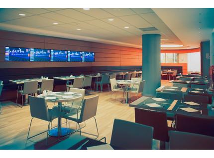 Peerless SmartMount® Digital Menu Board Mount with Height and Depth Adjustment- Landscape for 46" to 65" Displays PEERLESS