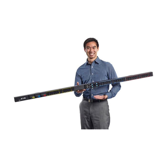 Eaton EMI200-10 Metered Input PDU, 0U, Split Phase, 5.76kW, 34 Outlets