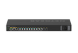 NETGEAR  GSM4212PX-100NAS - M4250-10G2XF-POE+ 8X1G POE+ 240W 2X1G AND 2XSFP+ MANAGED SWITCH (GSM4212PX) NETGEAR