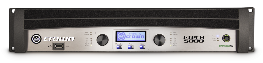 Crown I-Tech HD 5000HD Amplifier - 2500 W RMS - 2 Channel CROWN