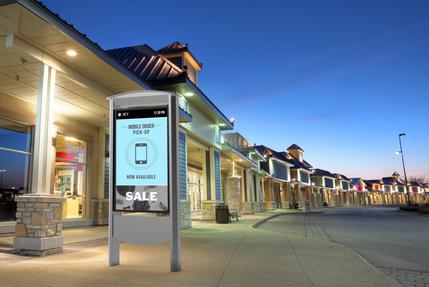 Peerless-AV | Outdoor Smart City Kiosks with 55" XtremeTM High Bright Outdoor Display PEERLESS