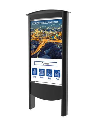 Peerless-AV | Outdoor Smart City Kiosks with 55" XtremeTM High Bright Outdoor Display PEERLESS