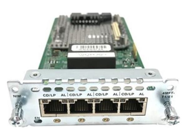 Cisco 4-Port Multiflex Trunk Voice/Clear-Channel Data T1/E1 Module Cisco Systems