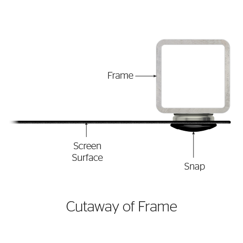 Da-Light | Perm-Wall Fixed Frame Projection Screen Da_Lite