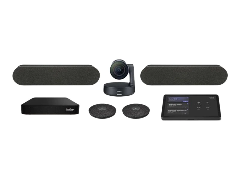 Logitech Large Room with Tap + Rally Plus + Lenovo ThinkSmart Core for Microsoft Teams Rooms