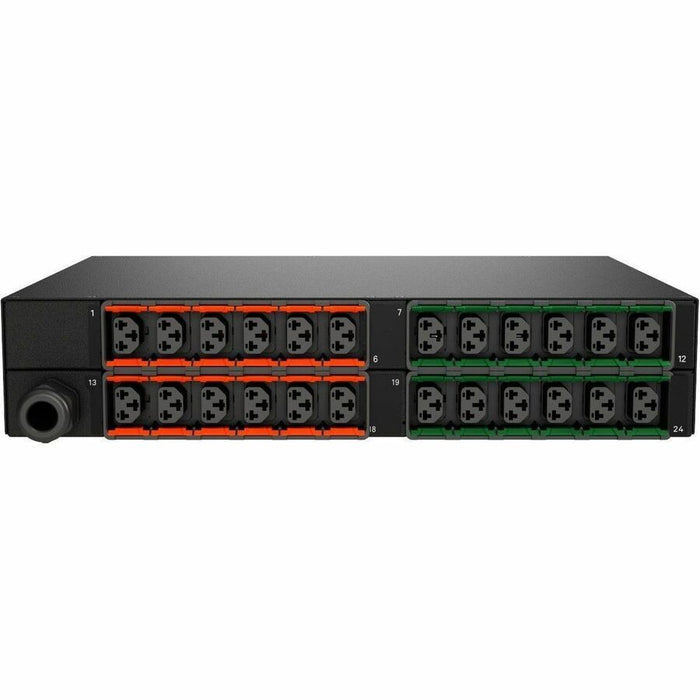 Vertiv Geist rPDU MNR3EDR6-24CF18-3TL14A0H10-S | 24-Outlets | 30A Monitored PDU | L14-30P | 2U Rackmount