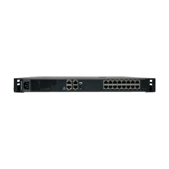 Eaton Tripp Lite NetCommander 16-Port Cat5 KVM over IP Switch with 19" LCD, 1 Local + 1 Remote User, 1U Rackmount (B070-016-19-IP)