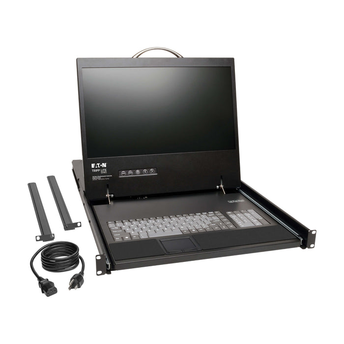 Eaton Tripp Lite NetCommander 16-Port Cat5 KVM over IP Switch with 19" LCD, 1U Rack-Mount – B070-016-19-IP2