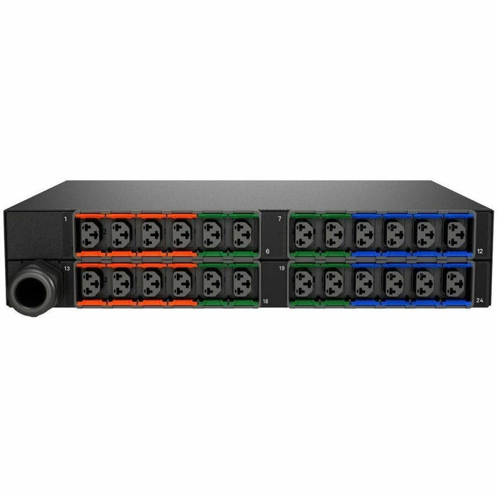 Vertiv Geist rPDU MNU3EDR6-24CF18-3TL21A0H10-S | 24-Outlets | Switched PDU | L21-30P | 30A | 2U Horizontal Mount