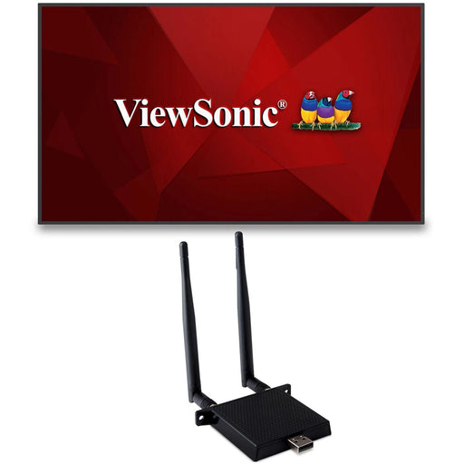 75" 4k UHD display and VB-WIFI-001 wifi module VIEW