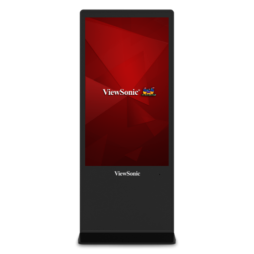 ViewSonic EP5540T |  10-point interactive, 55” 4K Ultra HD all-in-one free-standing digital ePoster kiosk ViewSonic