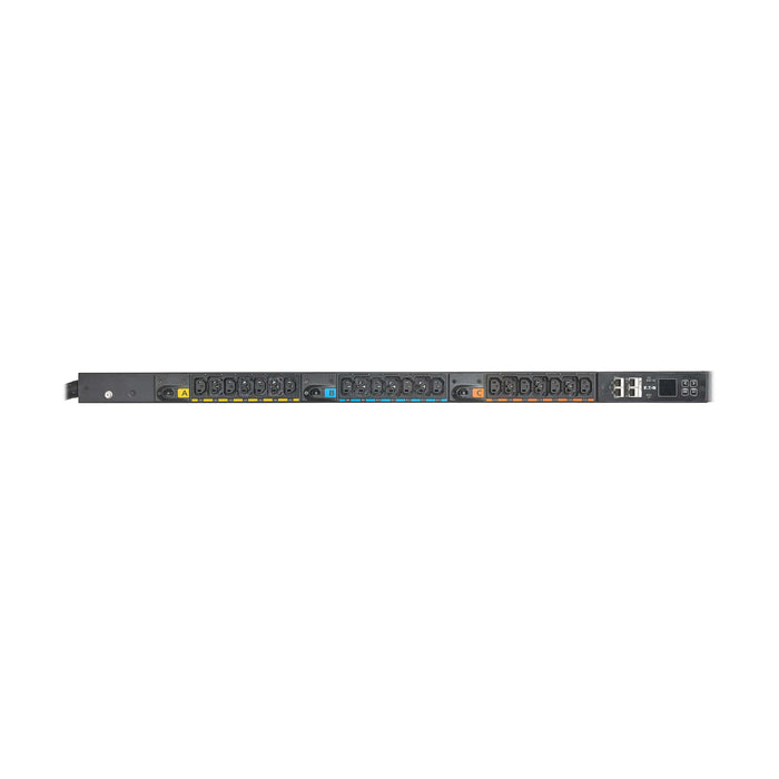 Eaton 3-Phase Metered Input Rack PDU G4, 240/415V, 42 Outlets, 17.3kW, 532P6W, 10 ft. Cord, 0U Vertical