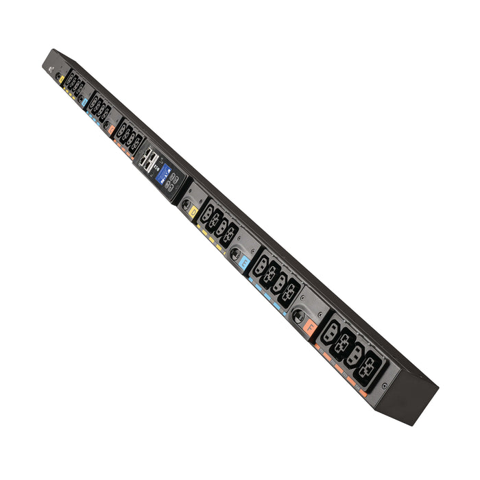 Eaton Universal-Input Metered Rack PDU G4, 208V & 415/240V, 24 Outlets, 0U Vertical