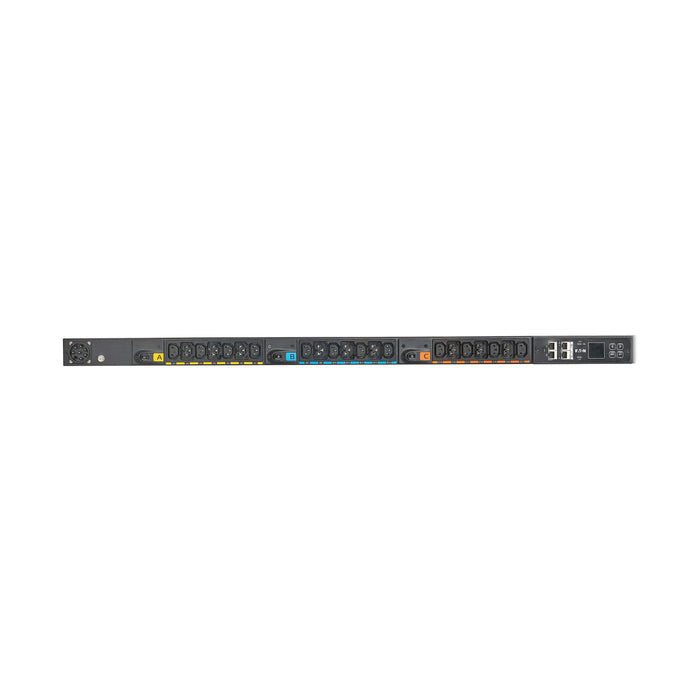 Eaton Universal-Input Metered Rack PDU G4, 208V/415V, 42 Outlets, 0U Vertical, Input Cable Sold Separately