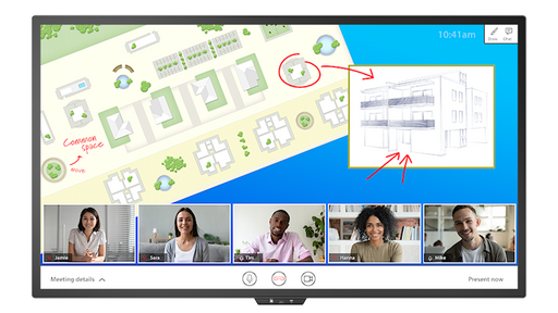 Planar HB Series Huddle Board | 4K Touch Screen Collaboration Displays Planar
