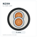 N2XH 2×25 мм². Схема с 2 жилами, не в масштабе.