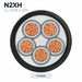 N2XH 5×25 мм² — пять отдельных медных жил, схематическое изображение