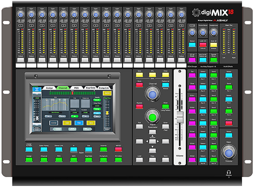 Ashly | 18 Mixer 18-Input Tabletop Digital Console Ashly