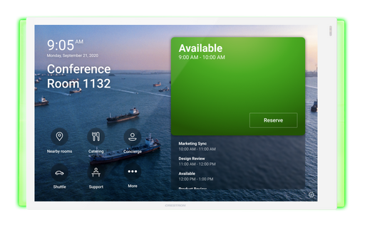 Crestron  TSS-1070-T-W-S-LB KIT 101 IN ROOM SCHEDULING TOUCH SCREEN FOR MICROSOFT TEAMS SO CRESTRON ELECTRONICS, INC.