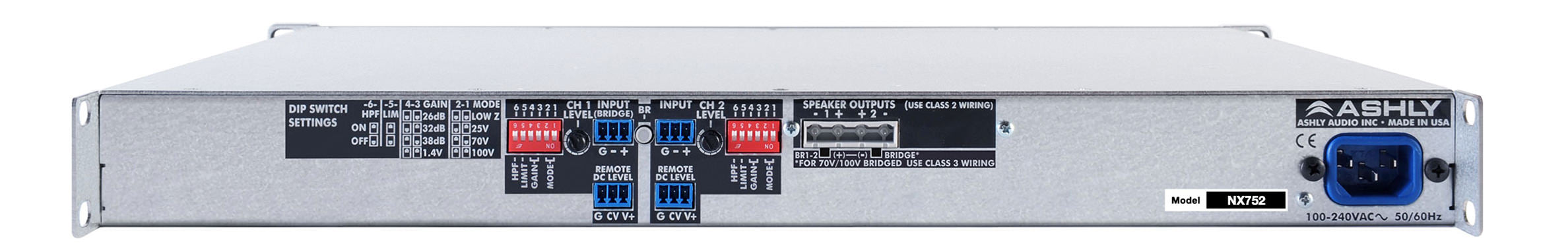 Ashly | nX Multi-Mode Power Amplifier Ashly