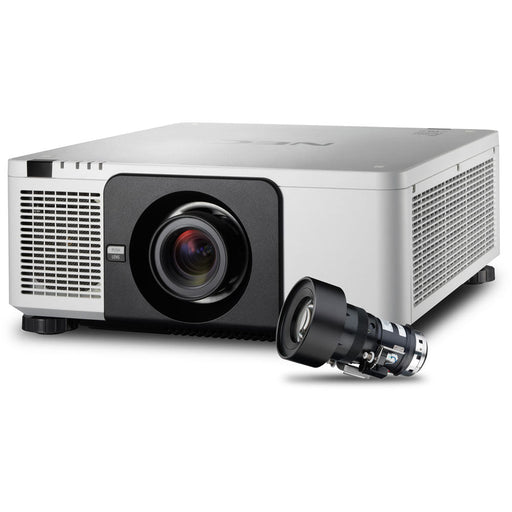 10,000-lumen Professional Installation Laser Projector w/Lens NECPRJ