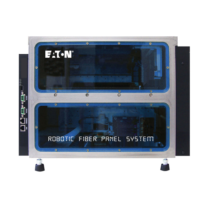 Eaton Tripp Lite Mini Robotic Fiber Panel, 204 LC Multimode Ports, 7U, TAA (NRFP-204MM-MINI)