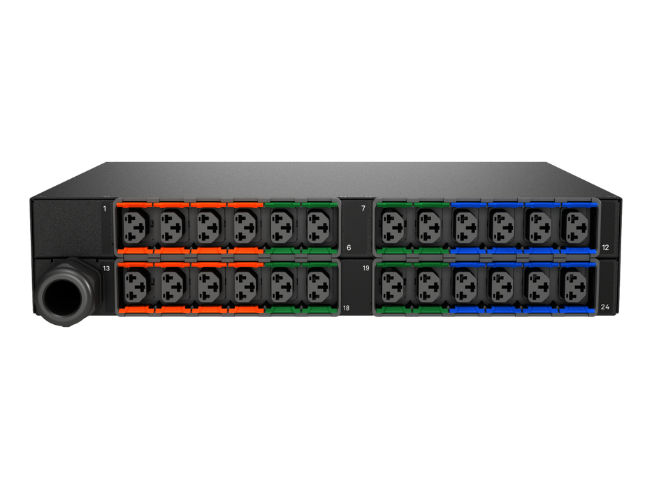 Vertiv VP7N32A3 Switched rPDU, 30A 208V DELTA, 24 C13/C19, Horizontal