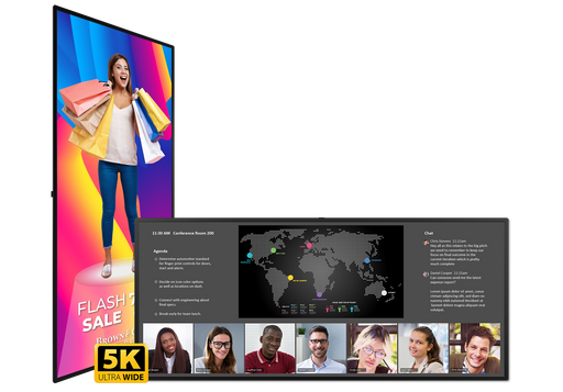 Planar UltraRes W Series 105" Ultra-Wide 5K LCD Displays Planar