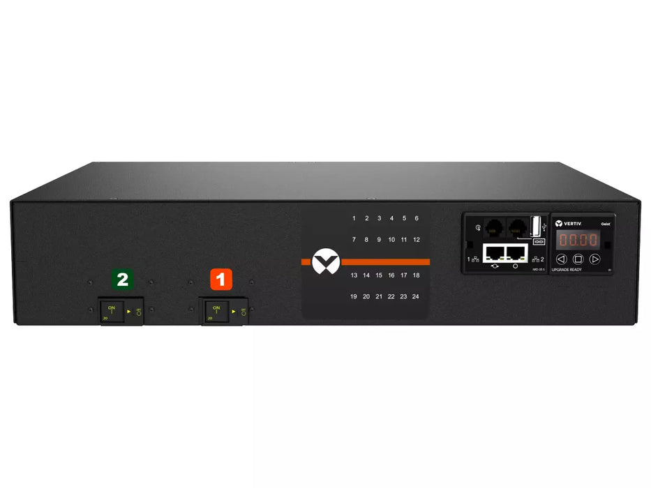 Vertiv Geist rPDU MNR3EDR6-24CF18-3TL6A0H10-S | 24-Outlets | Monitored | 2U | 230V | NEMA L6-30P