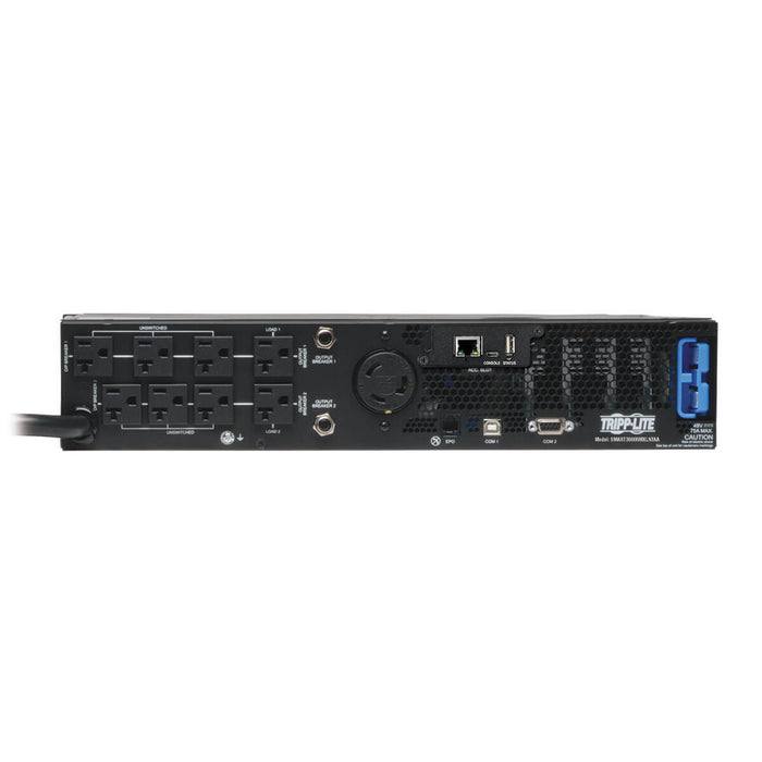 Eaton Tripp Lite SmartPro 3kVA 2.88kW TAA Line-Interactive Sine Wave UPS, 2U Rack/Tower, Extended Run, WEBCARDLX