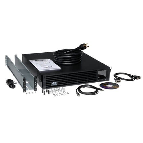Eaton Tripp Lite SmartPro 3kVA 2.88kW TAA Line-Interactive Sine Wave UPS, 2U Rack/Tower, Extended Run, WEBCARDLX