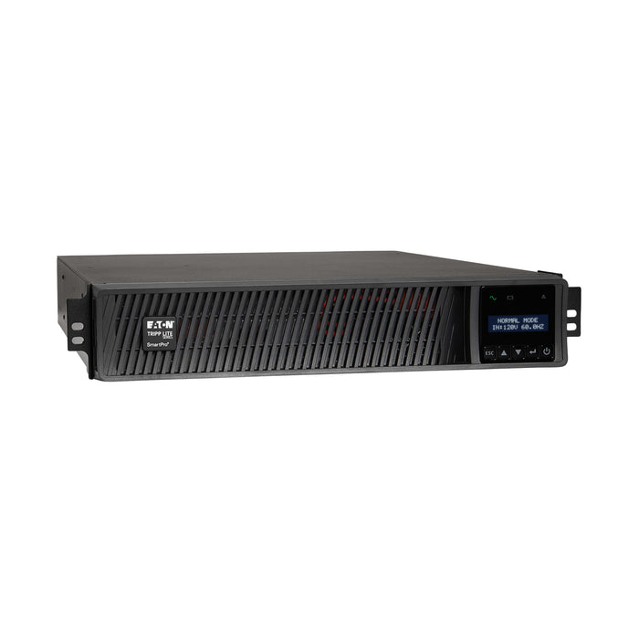 Eaton Tripp Lite SmartPro 3000VA 3000W 120V Line-Interactive Sine Wave UPS - 7 Outlets, LCD, Network Card, USB, DB9, 2U Rack/Tower